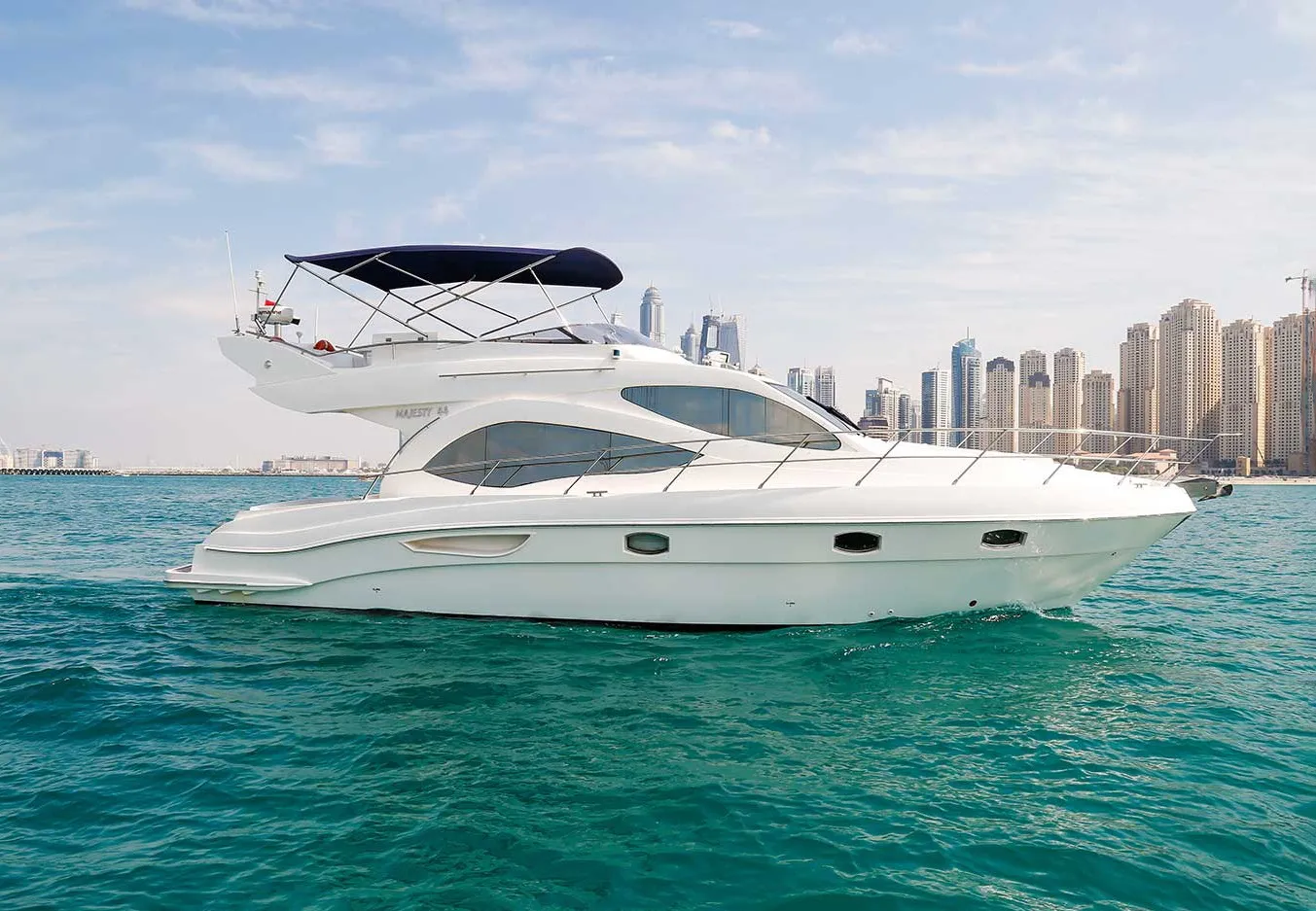 Sport boat for fishing trips off Dubai