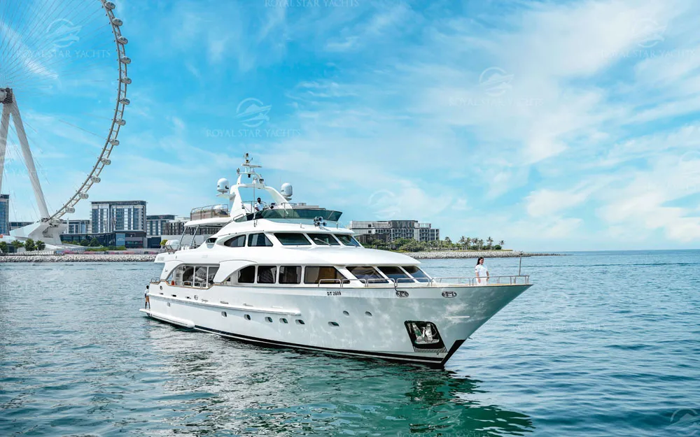 Corporate event aboard a mega yacht