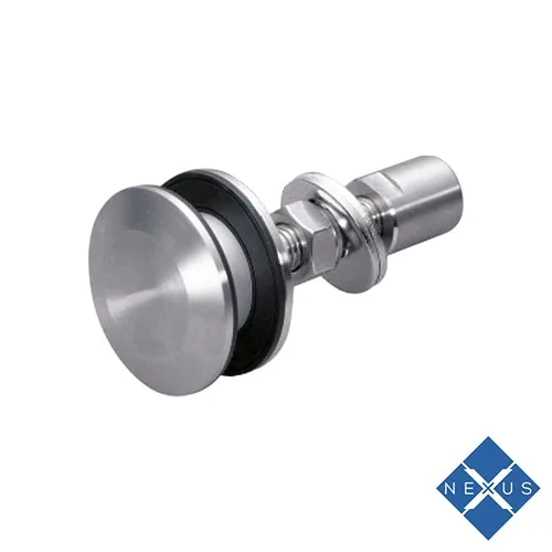 Stainless-steel routel / spider arm for point-fixed glazing