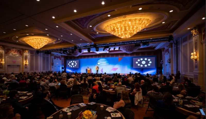 Corporate conference stage