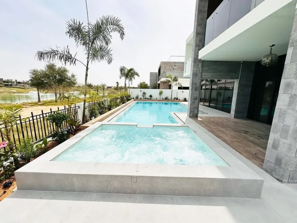 Pool and spa with a view