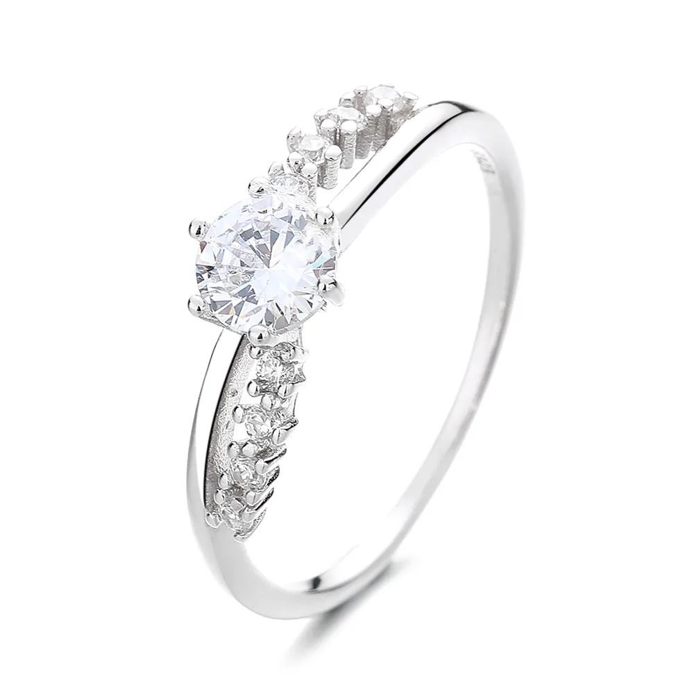 Bella Luce sterling silver open-circle ring