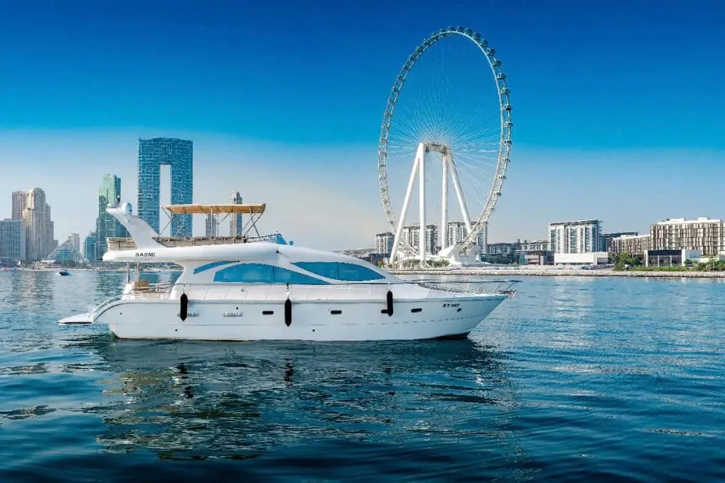 75ft yacht cruising near JBR beach