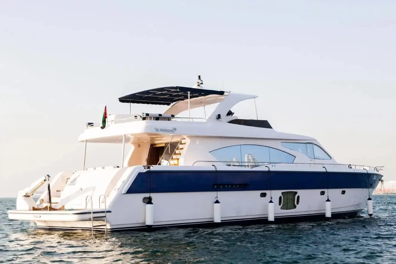 88ft yacht with a jacuzzi on deck