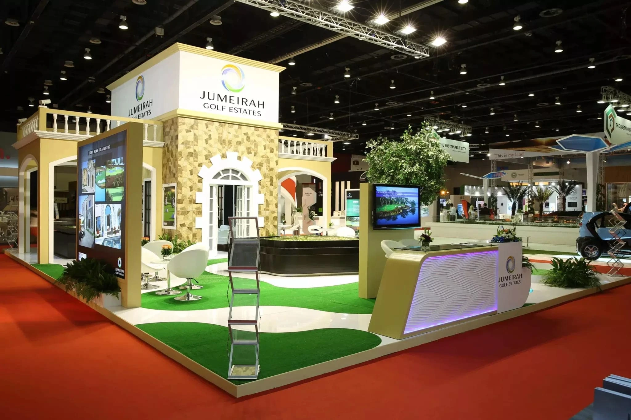 Exhibition stand for Jumeirah Golf Estates