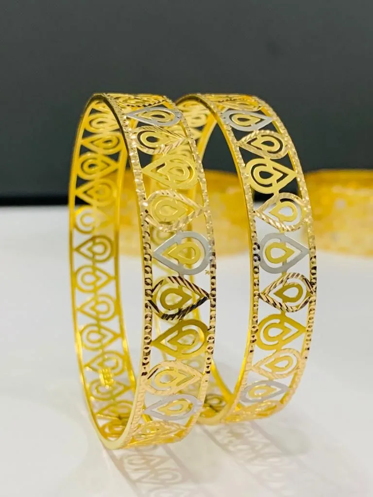 Gold filigree bangles
