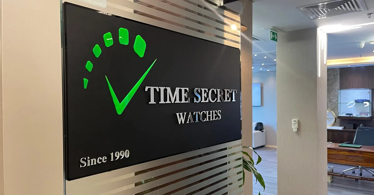 Time Secret Watches signage