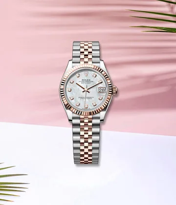 Rolex Lady-Datejust Everose diamond dial