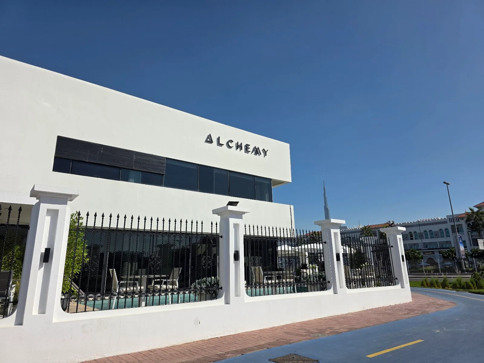 Alchemy Coffee building on Al Wasl Road by day