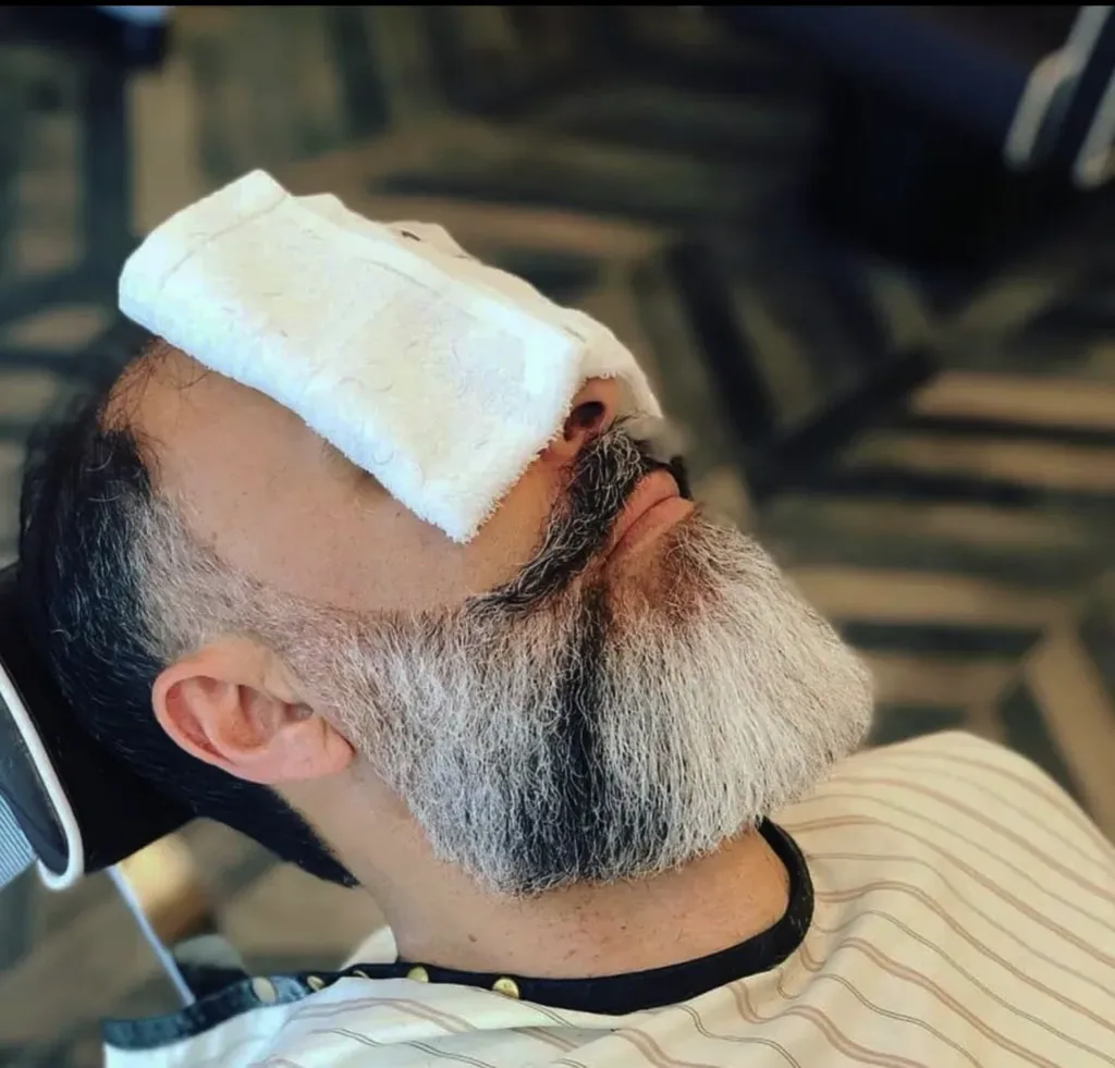 Hot-towel shave