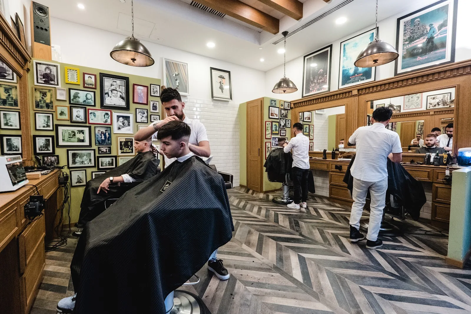 Inside Julian's Barbershop