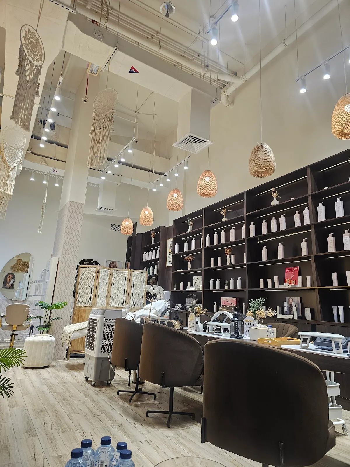 Interior of the Incoco Style salon in Business Bay