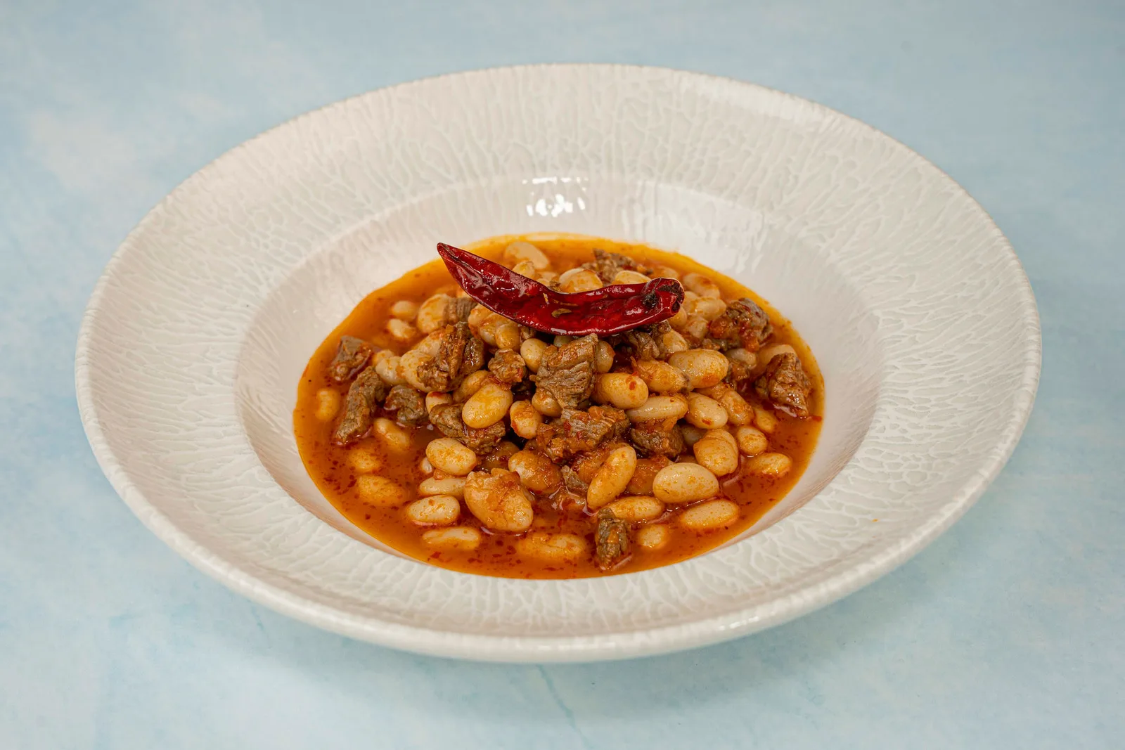 Etli Kuru Fasulye — white beans slow-cooked with beef
