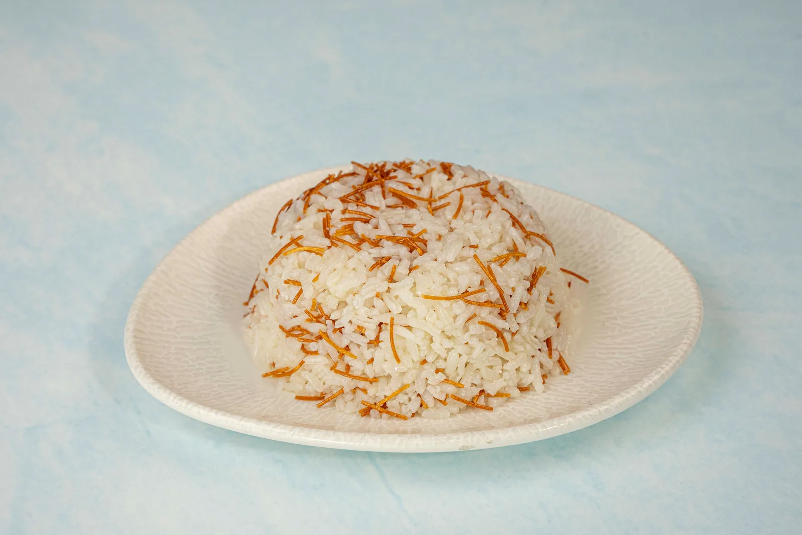 Şehriyeli pilav — buttery rice with toasted vermicelli