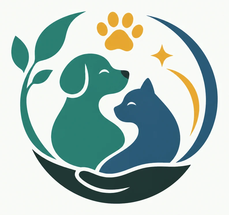 Pawsome Friends logo — a dog and cat held in a hand