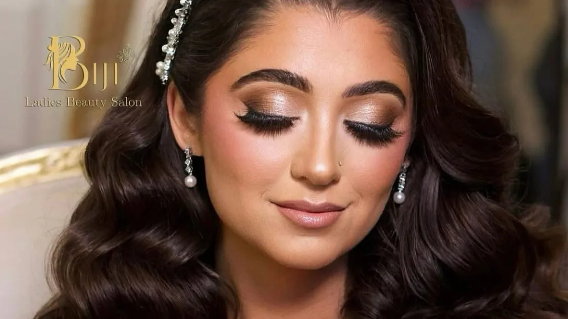 Bridal makeup and hair