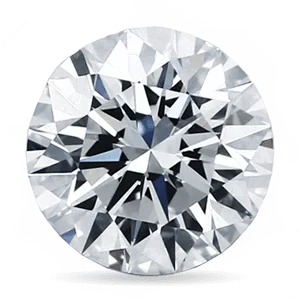 Round brilliant cut loose diamond
