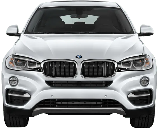 Front view of an SUV ready for service
