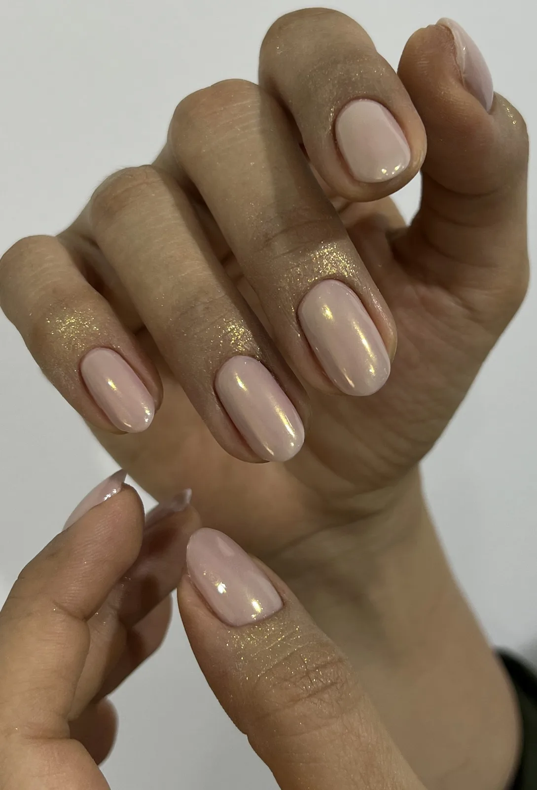 Nude coffin nails with floral 3D art