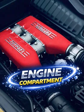 Engine compartment cleaning category