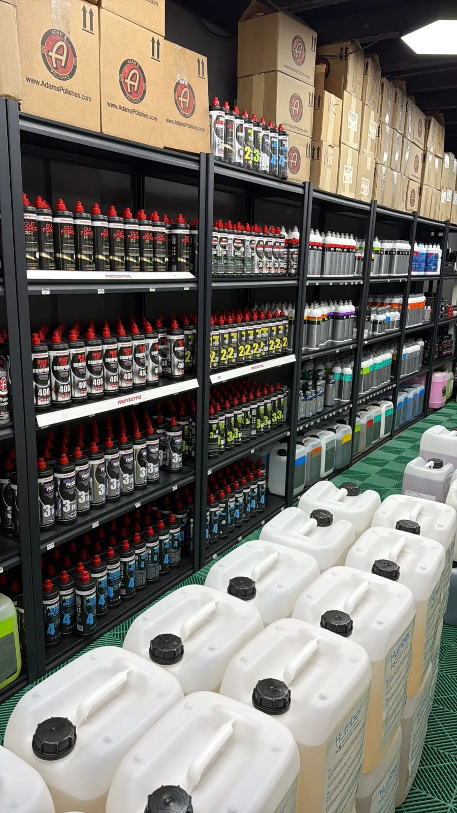 menzerna compounds and polishes on the racks
