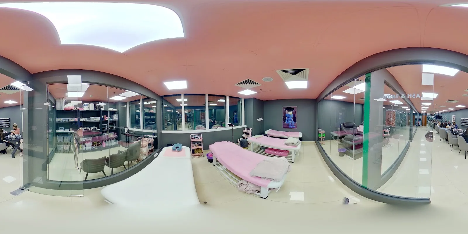 Spa treatment room inside the studio