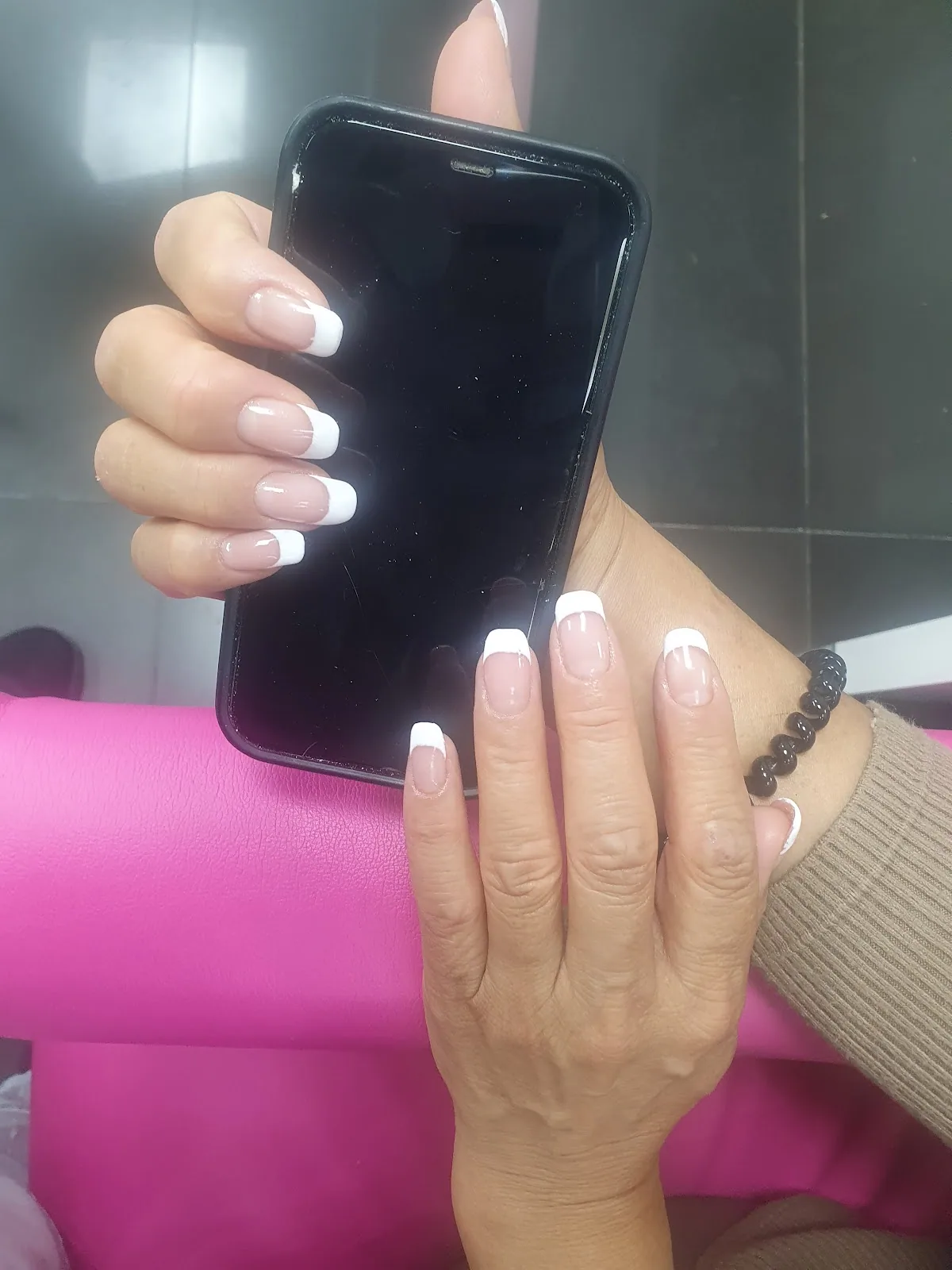 Classic French manicure