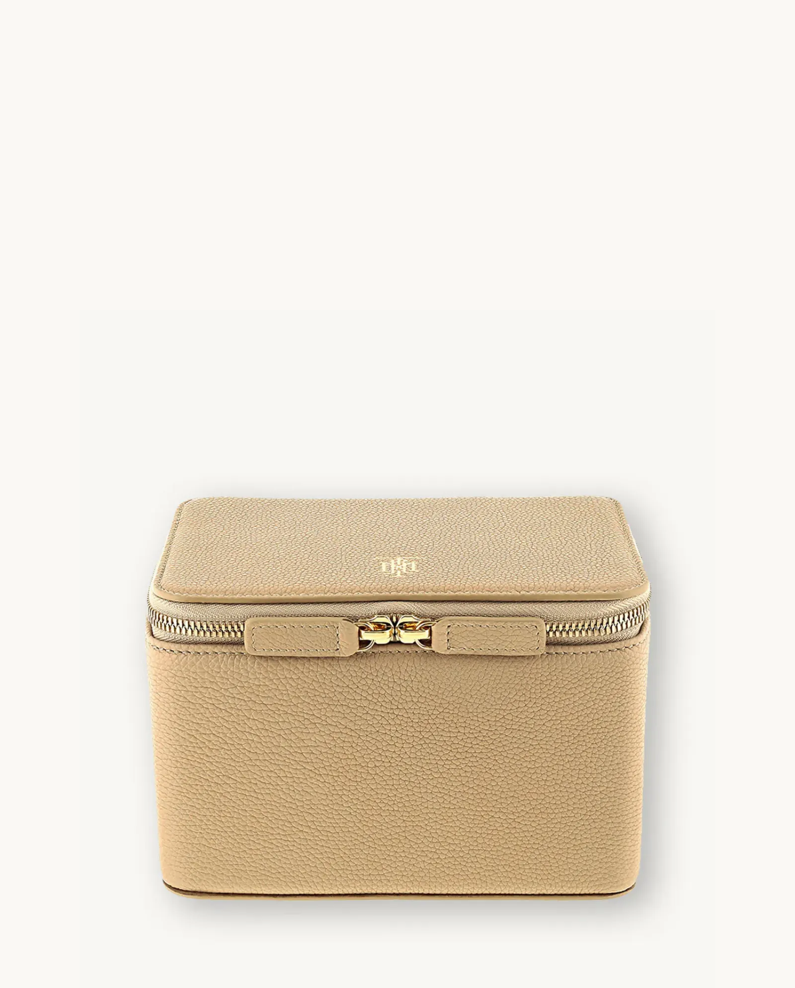 Sand-coloured travel box
