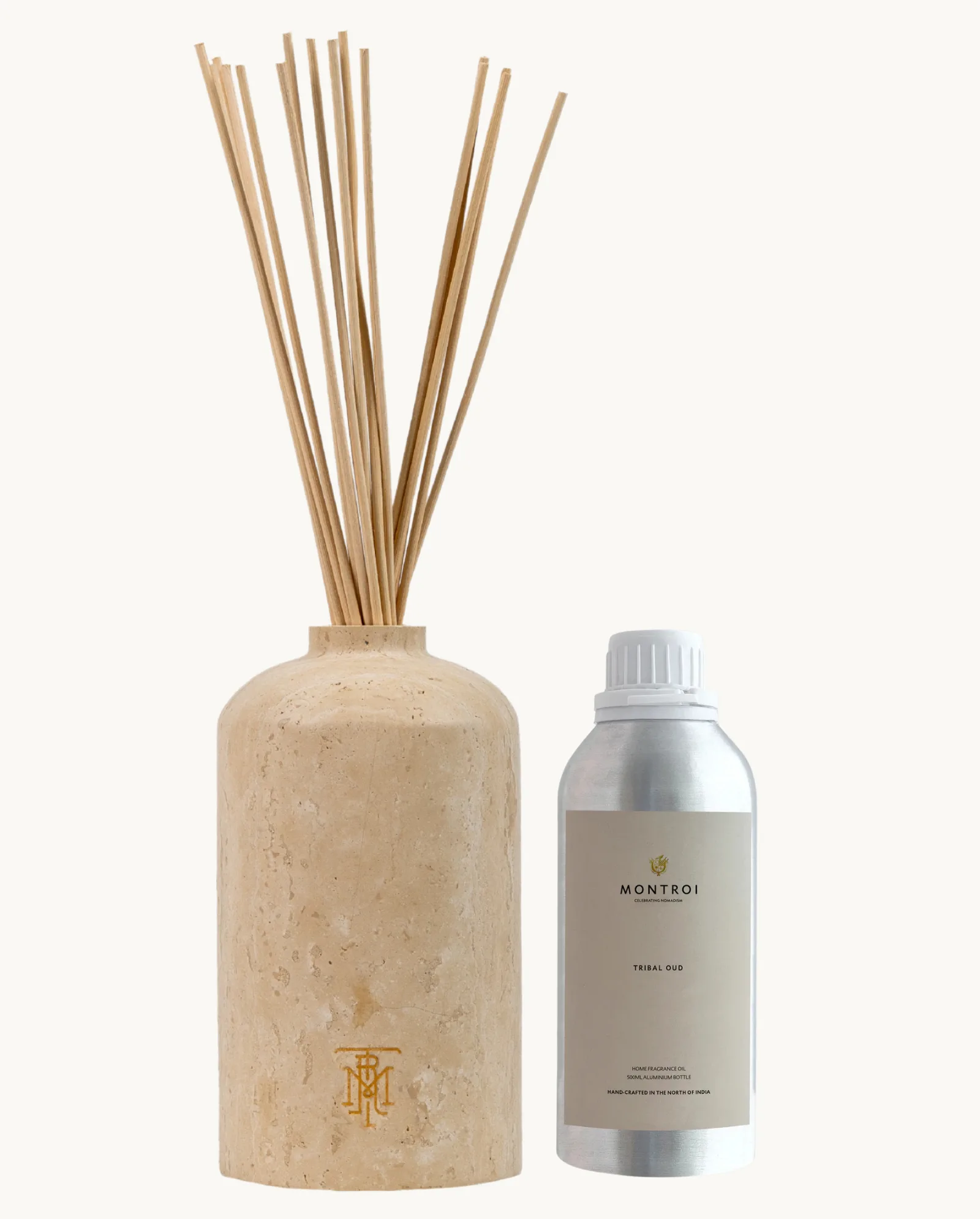 Tribal Oud travertine diffuser