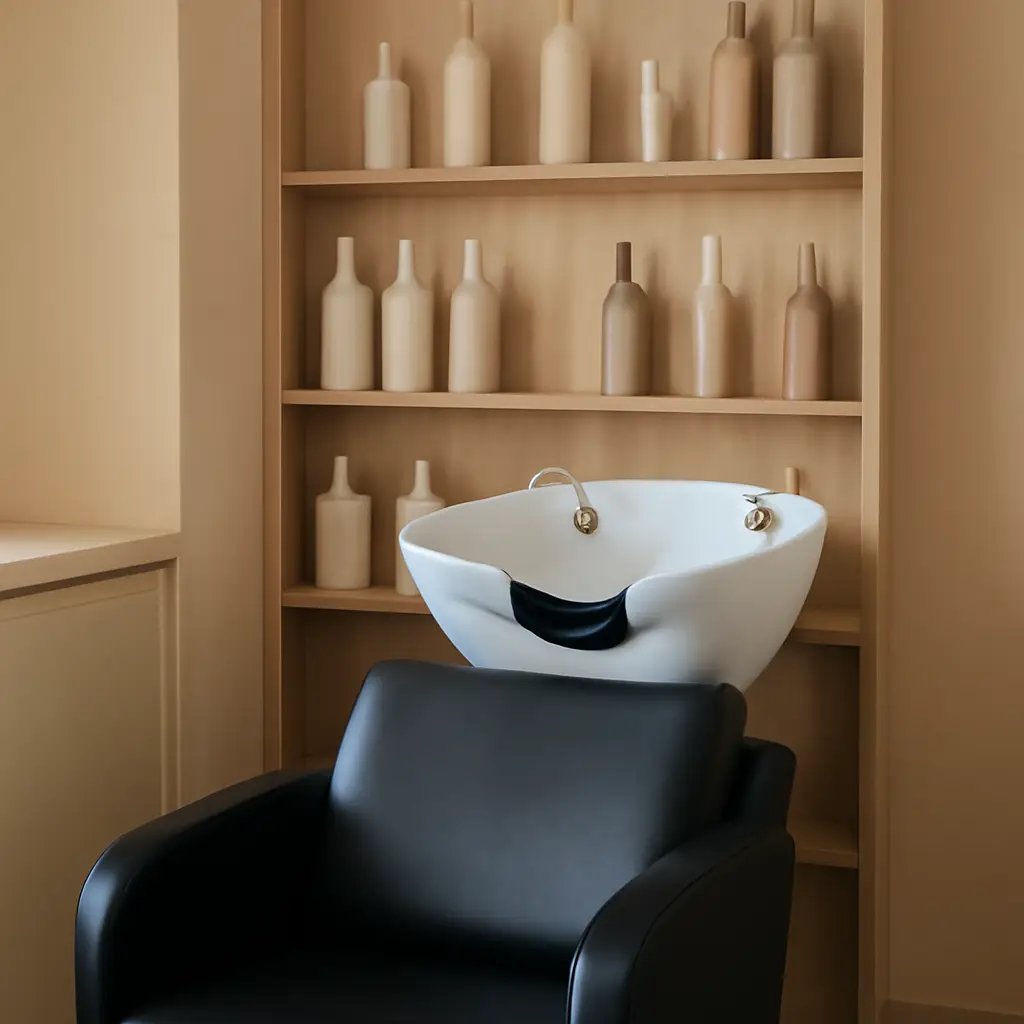 Hair wash basin station