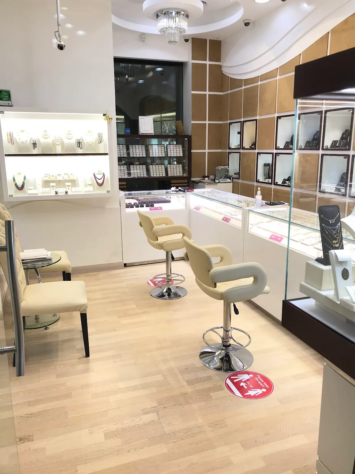 Showroom seating area at Safiyah