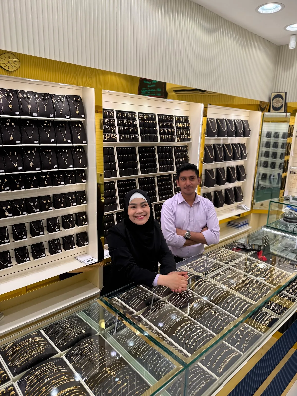 The team behind the counter at Top Pure Jewellery
