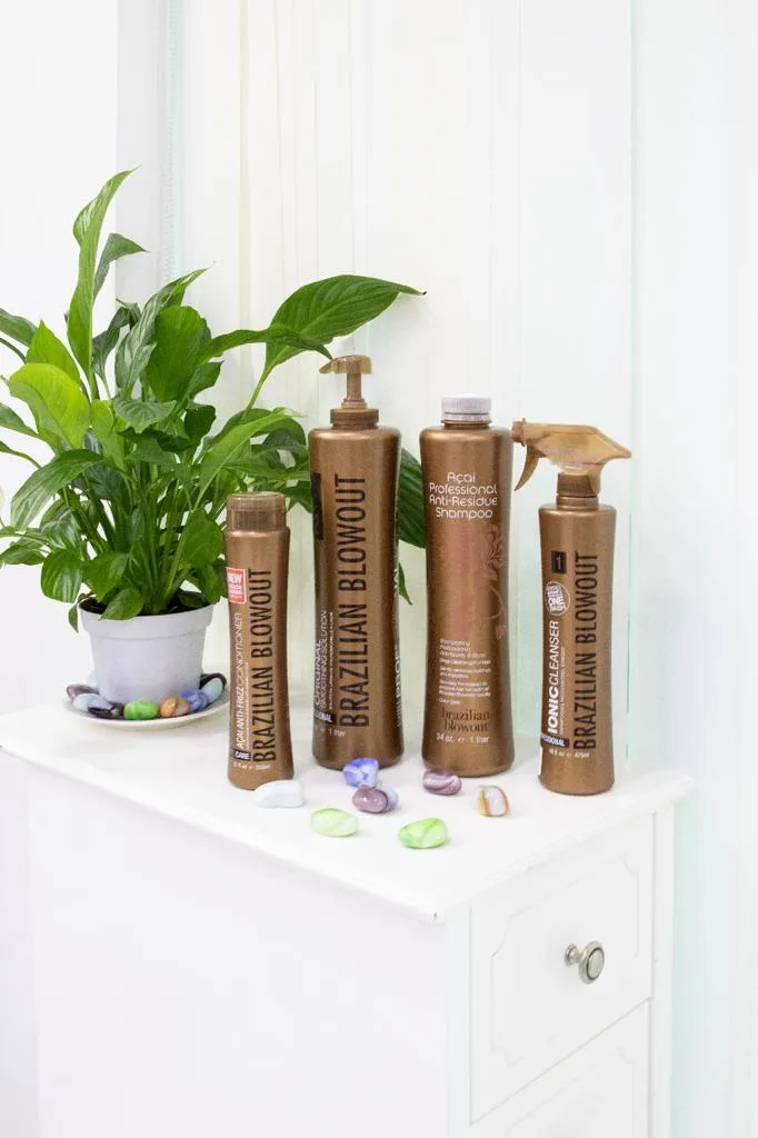 Brazilian Blowout keratin treatment product range