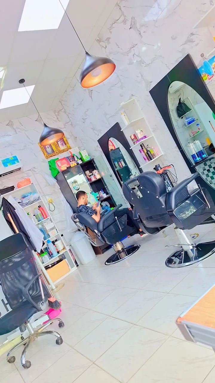Barber chairs and styling stations