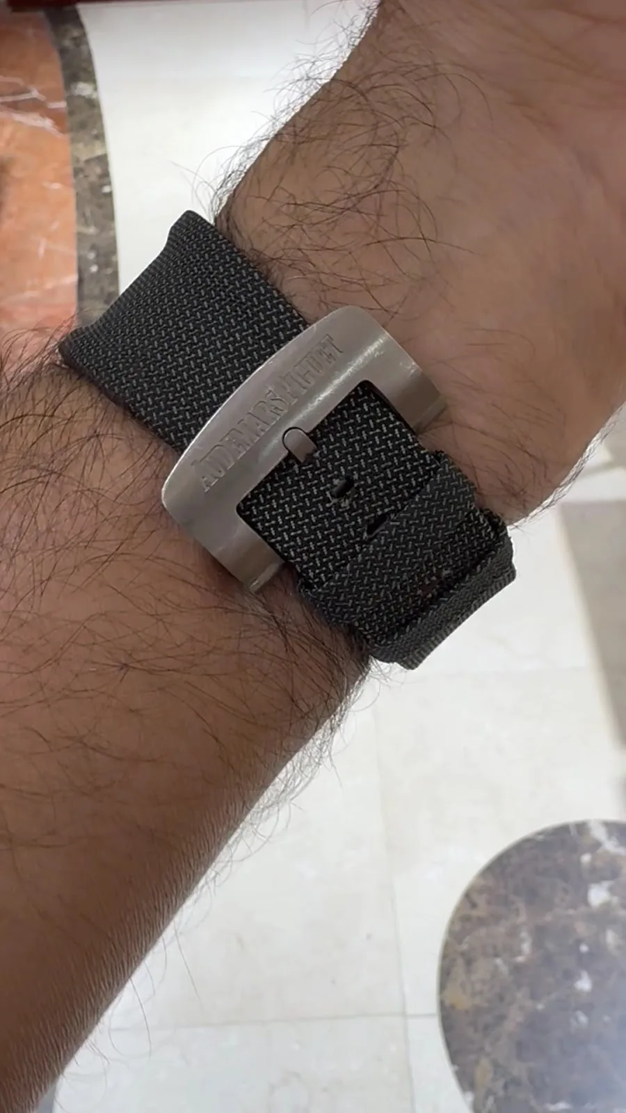Textile strap with titanium buckle — Be on Time Watches, Deira