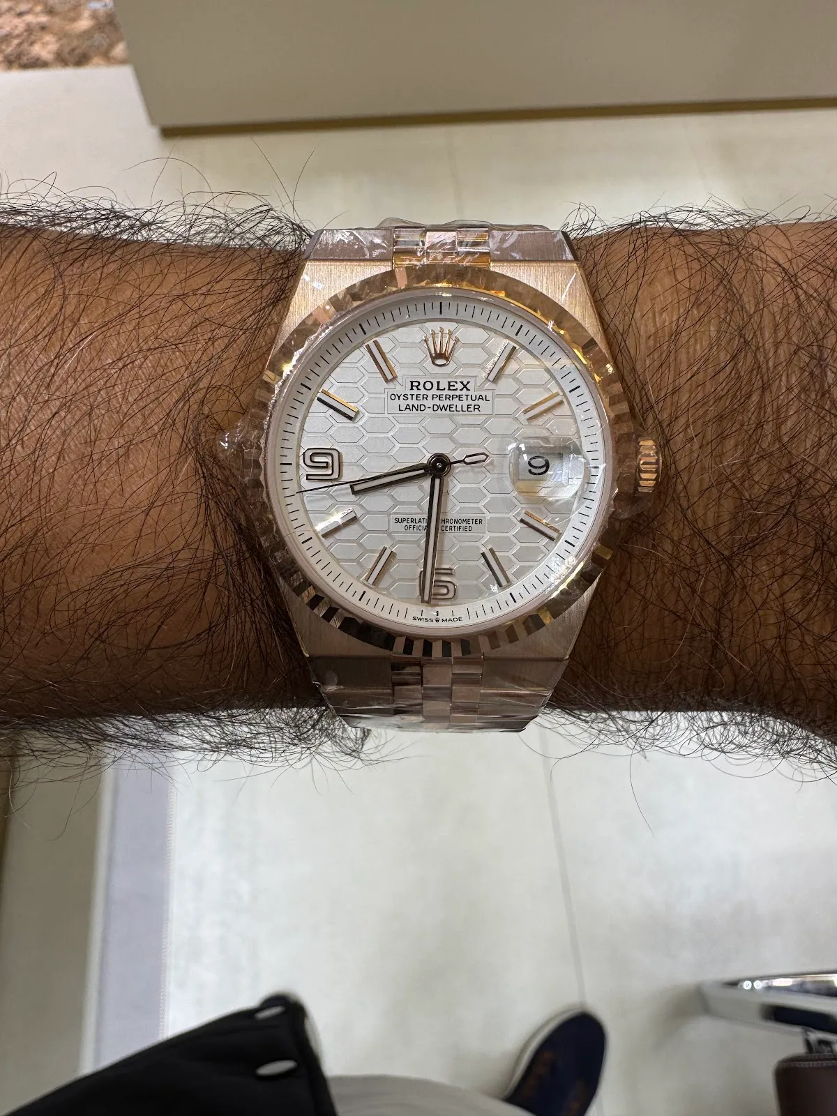 Rose-gold perpetual watch — Be on Time Watches, Deira