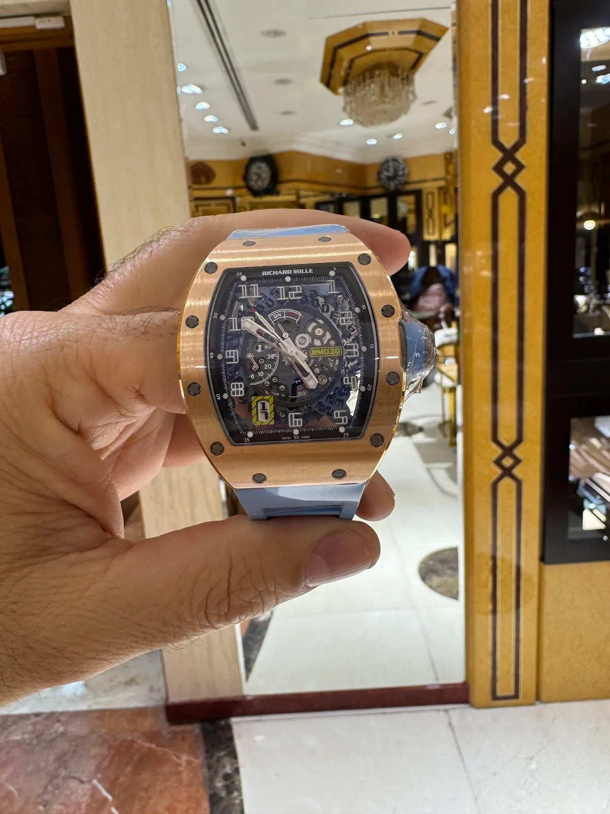Skeleton rose-gold watch — Be on Time Watches, Deira