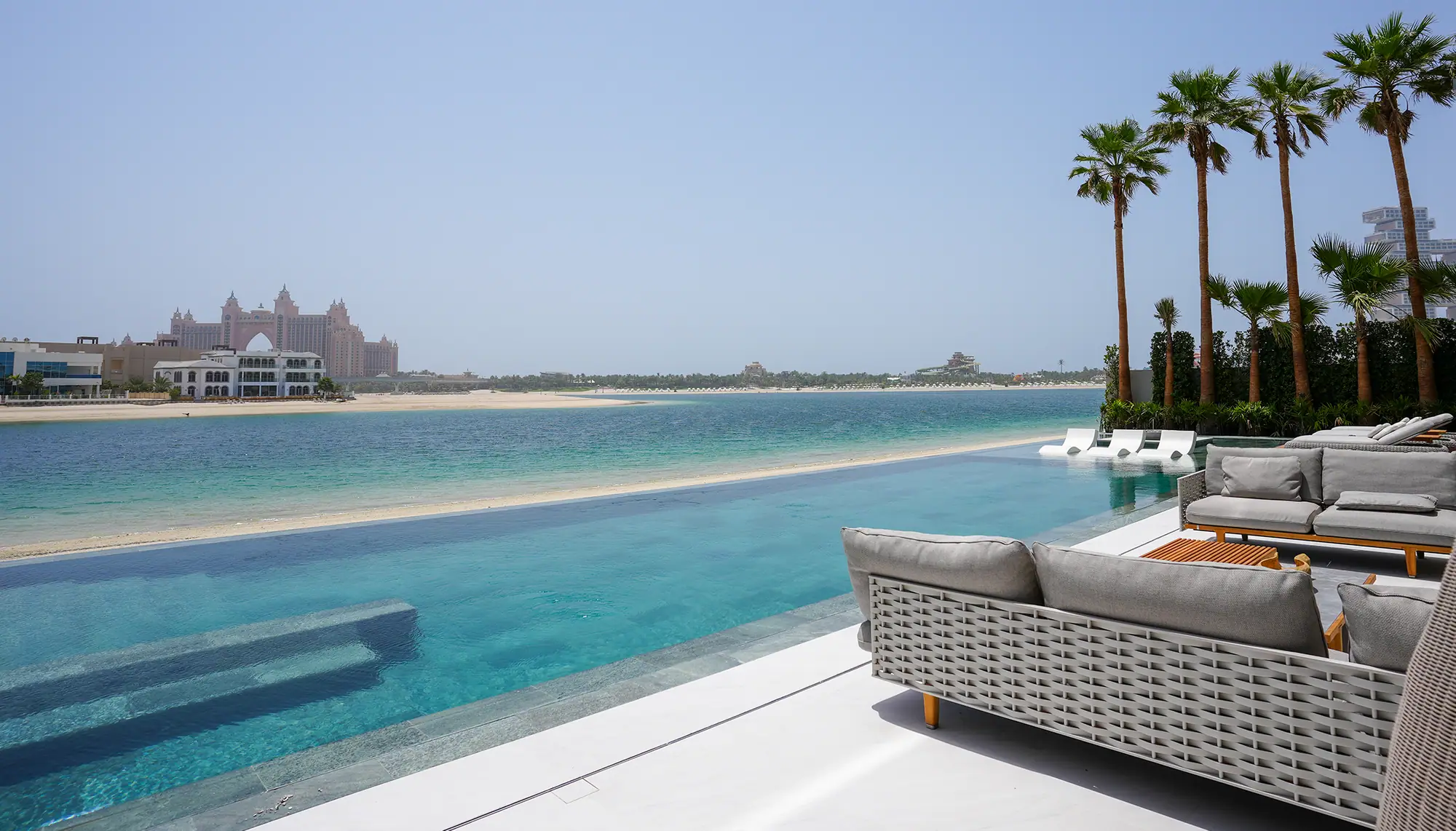 Palm Jumeirah location