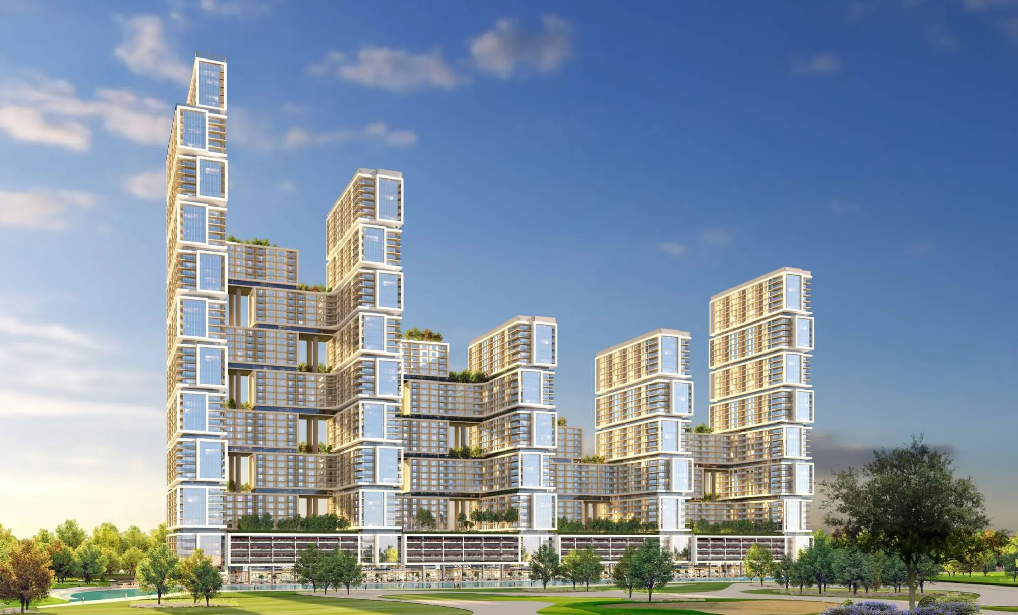 Sobha One — morning render